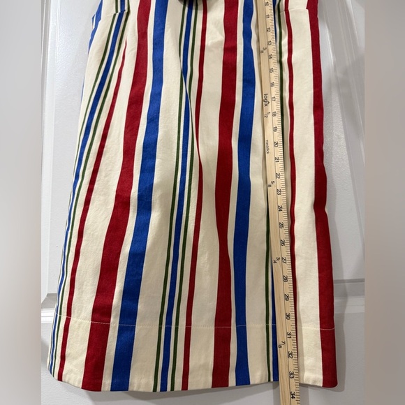 NWT Pomander Place Stripe Kira Dress M 100% Cotton Patriotic Style - Picture 11 of 11